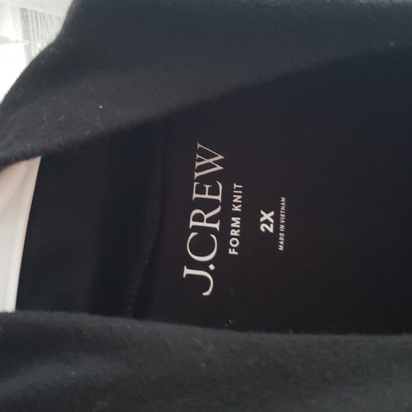 J. Crew Black Crewneck Form Knit - Picture 5 of 6